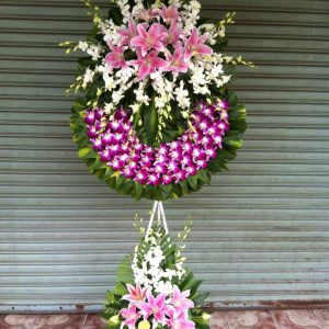 Vòng hoa tang lễ - mã 31